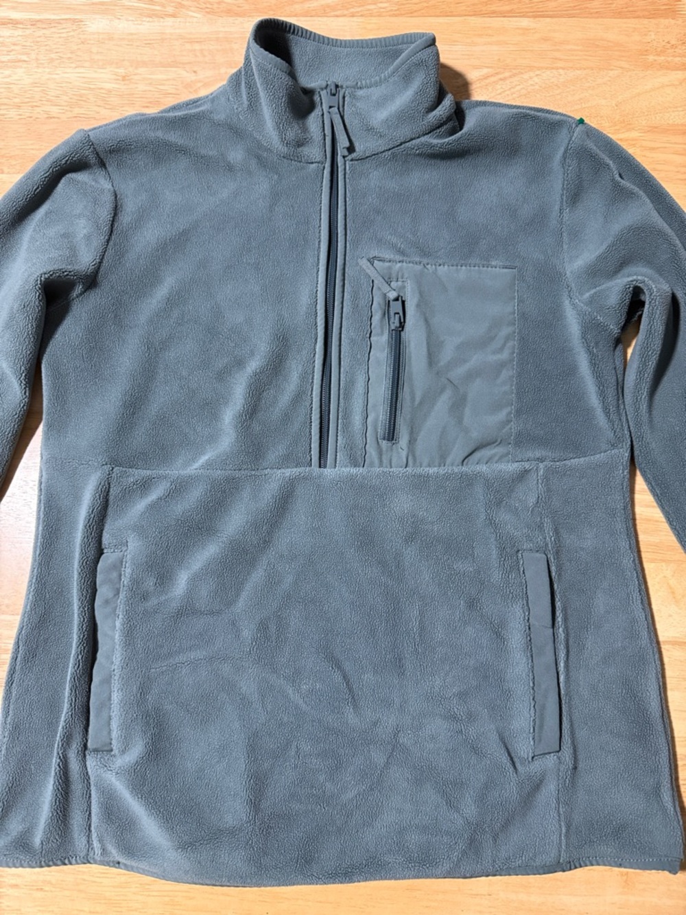 32 Degrees Heat Women’s XS Green Full Zip Fleece Jacket Lightweight Zip Pocket